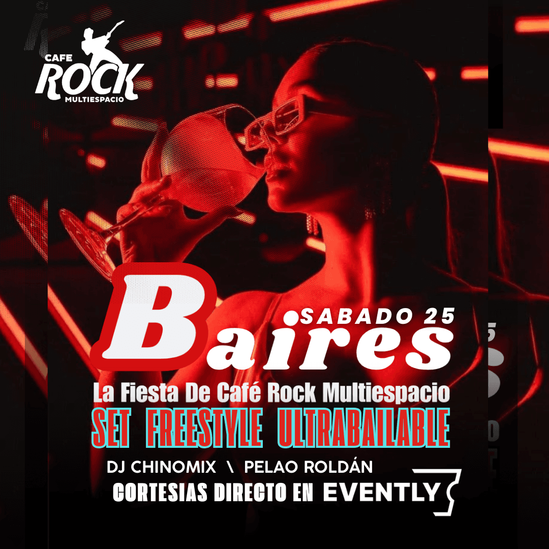 SABADO 25 FIESTA BAIRES  image}