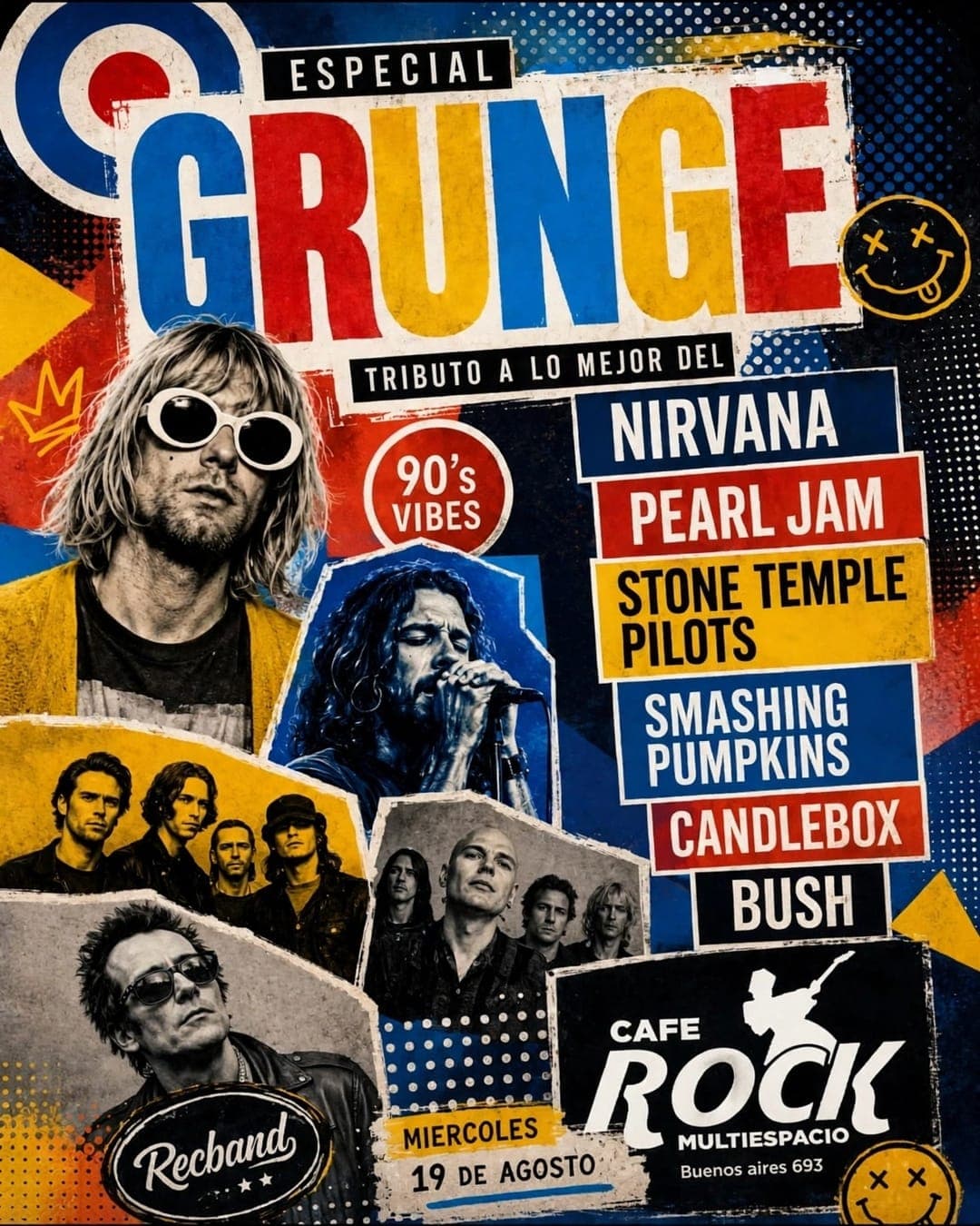 Miércoles 19 RecBand Especial GRUNGE  image}