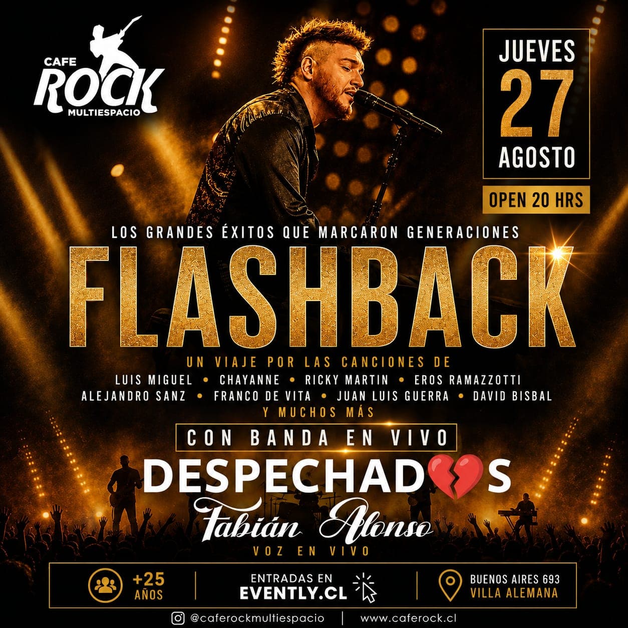 Jueves 27 fiesta despechadas Show Flashback image}