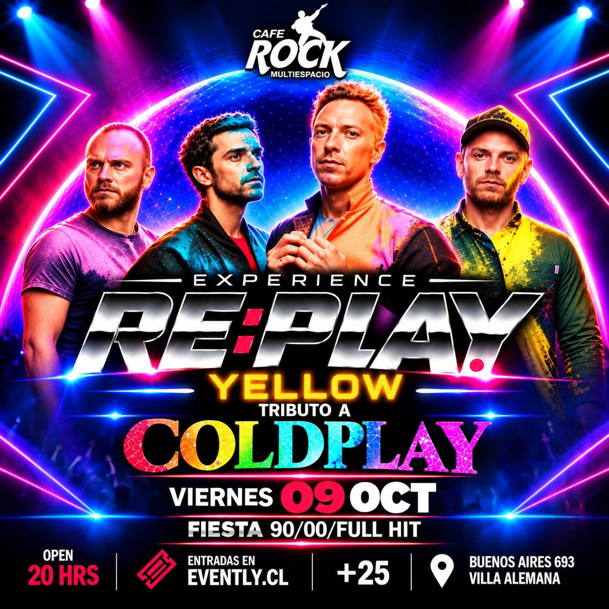 Viernes 9 Fiesta Re: Play Tributo A Coldplay  image}