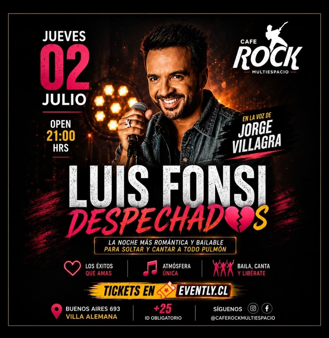 Jueves Fiesta Despechadas Tributo A Luis Fonsi image}