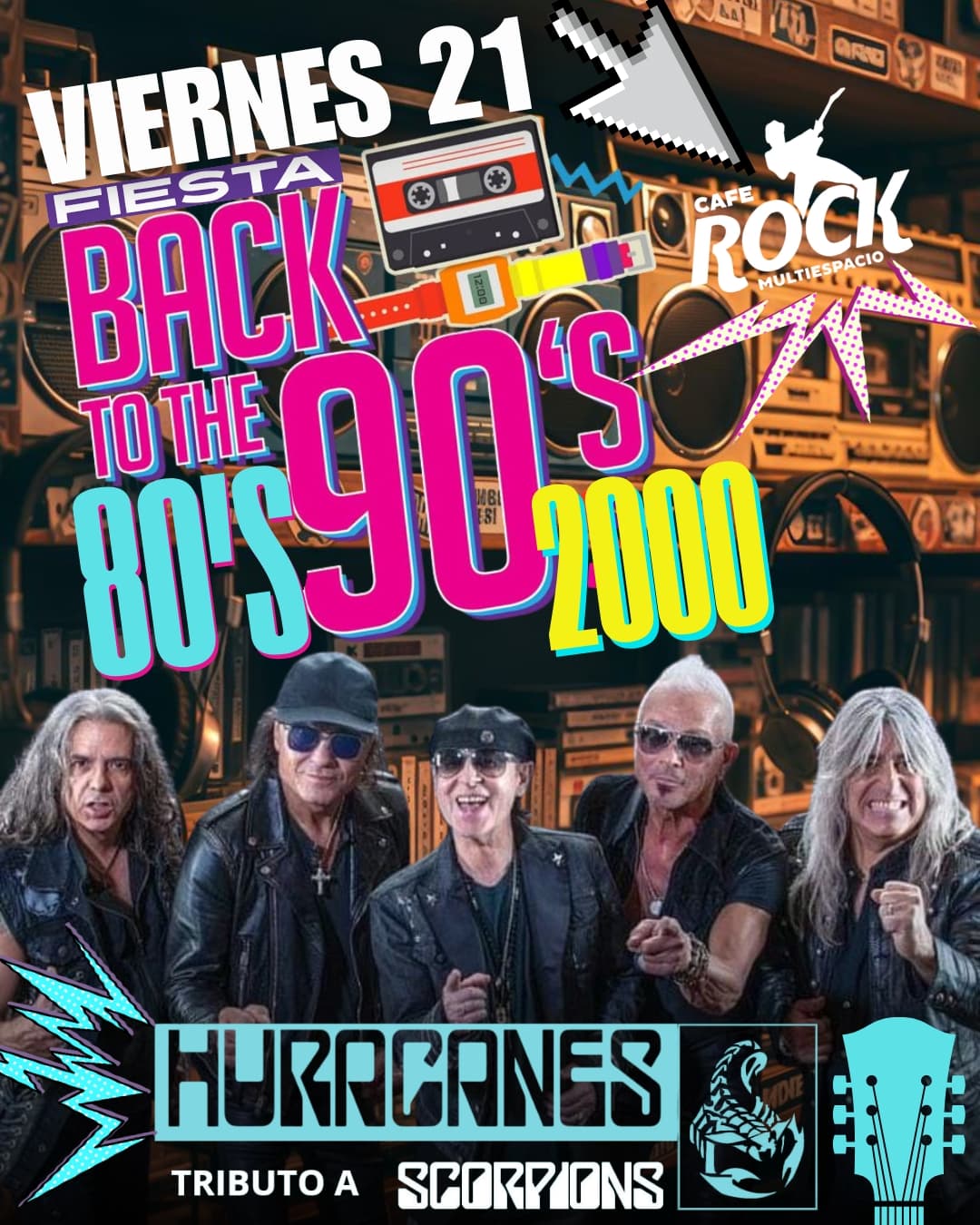 Viernes 21 Fiesta 90/2000 Tributo A Scorpions image}