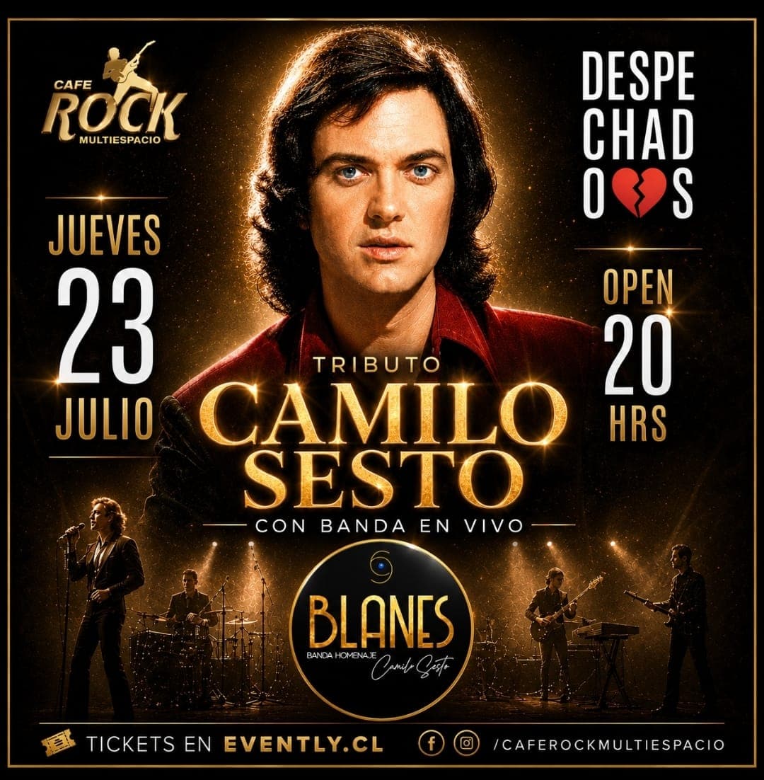 Jueves 23 Fiesta Despechadas Tributo a Camilo Sesto image}