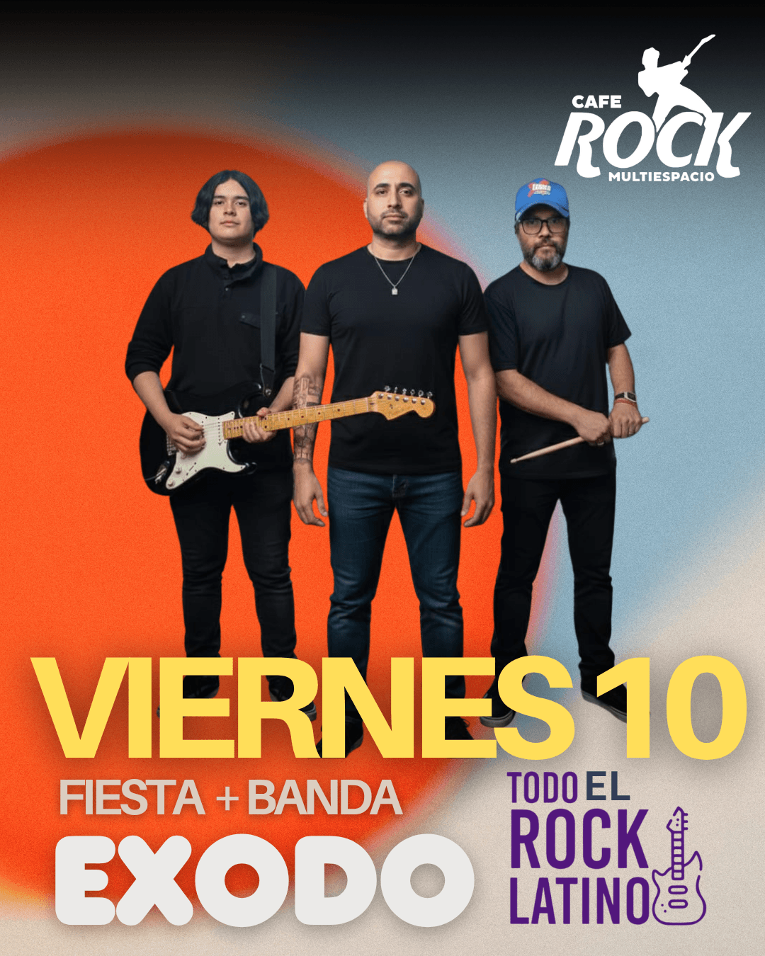 Viernes 10 Rock Latino + FIESTA image}